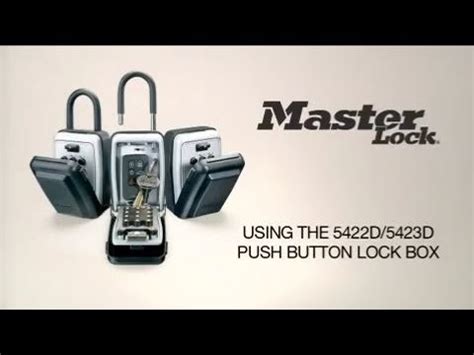 Master Lock 5422D & 5423D Push Button Key Safes .
